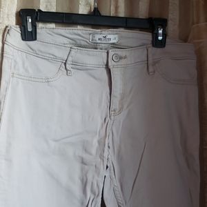 Hollister khaki jeans.